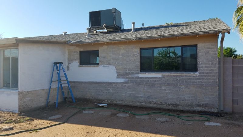 Allows brick to breathe