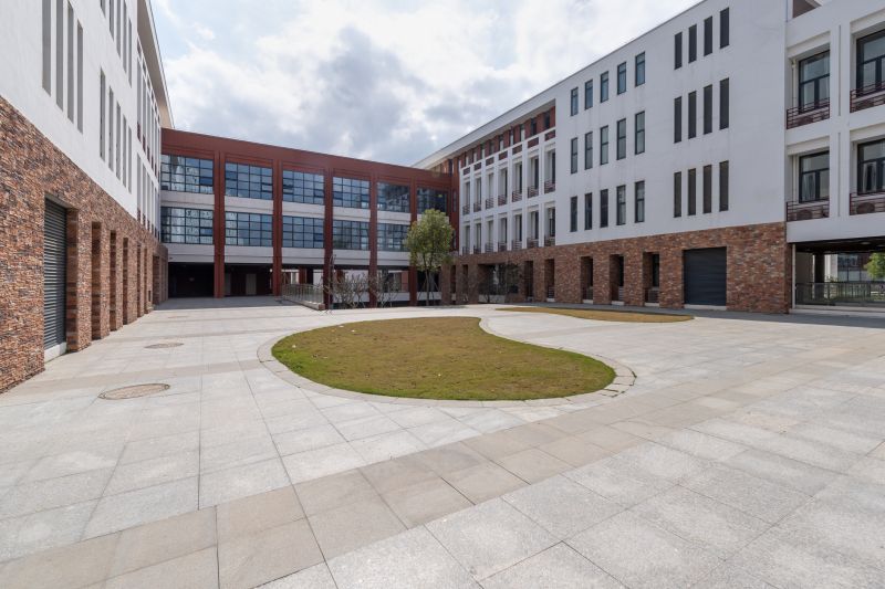 Commercial Whitewashed Brick Facade